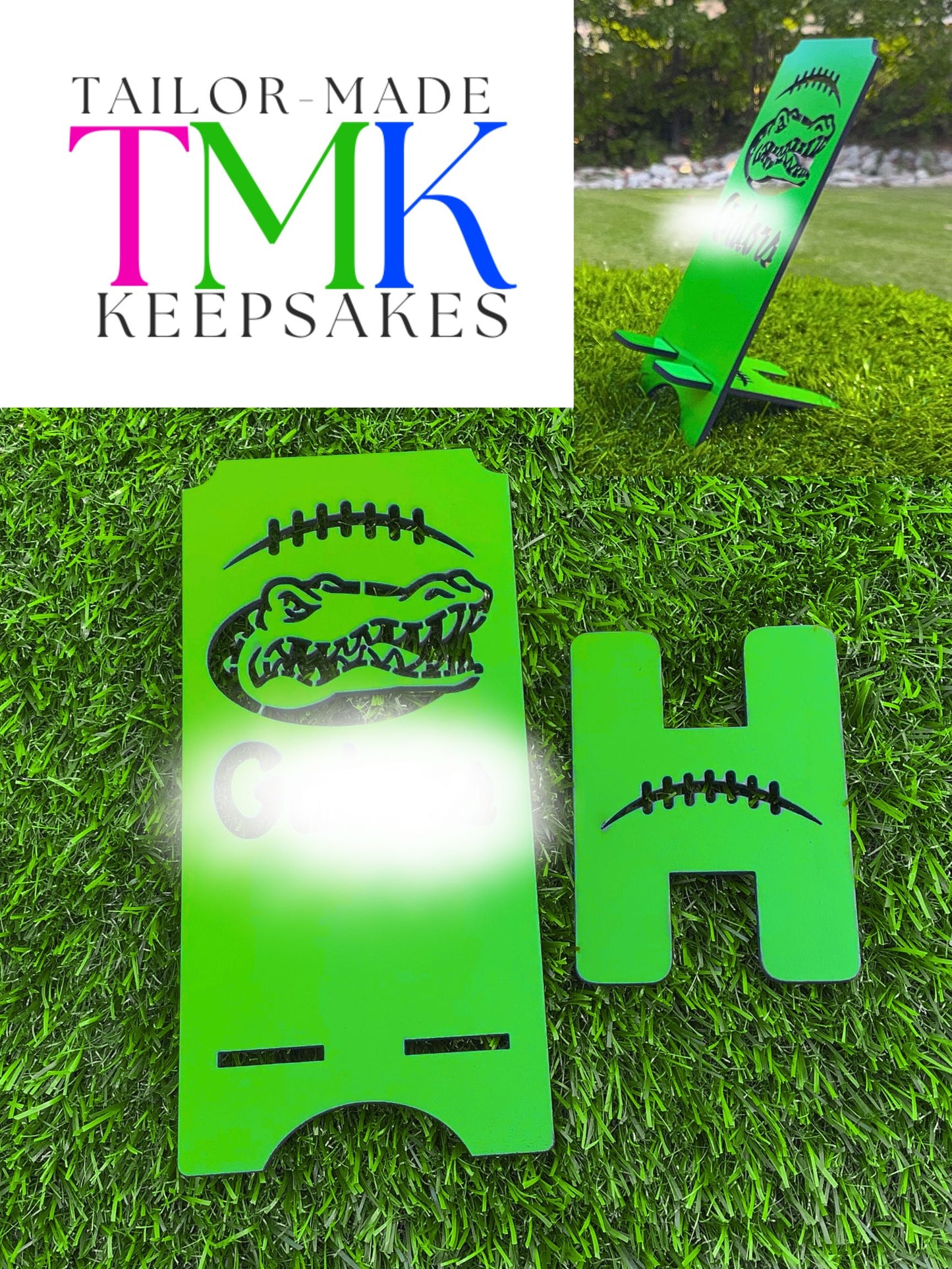 Sports Team Phone Stand – Team Name or Logo| Tailor-Made Keepsakes