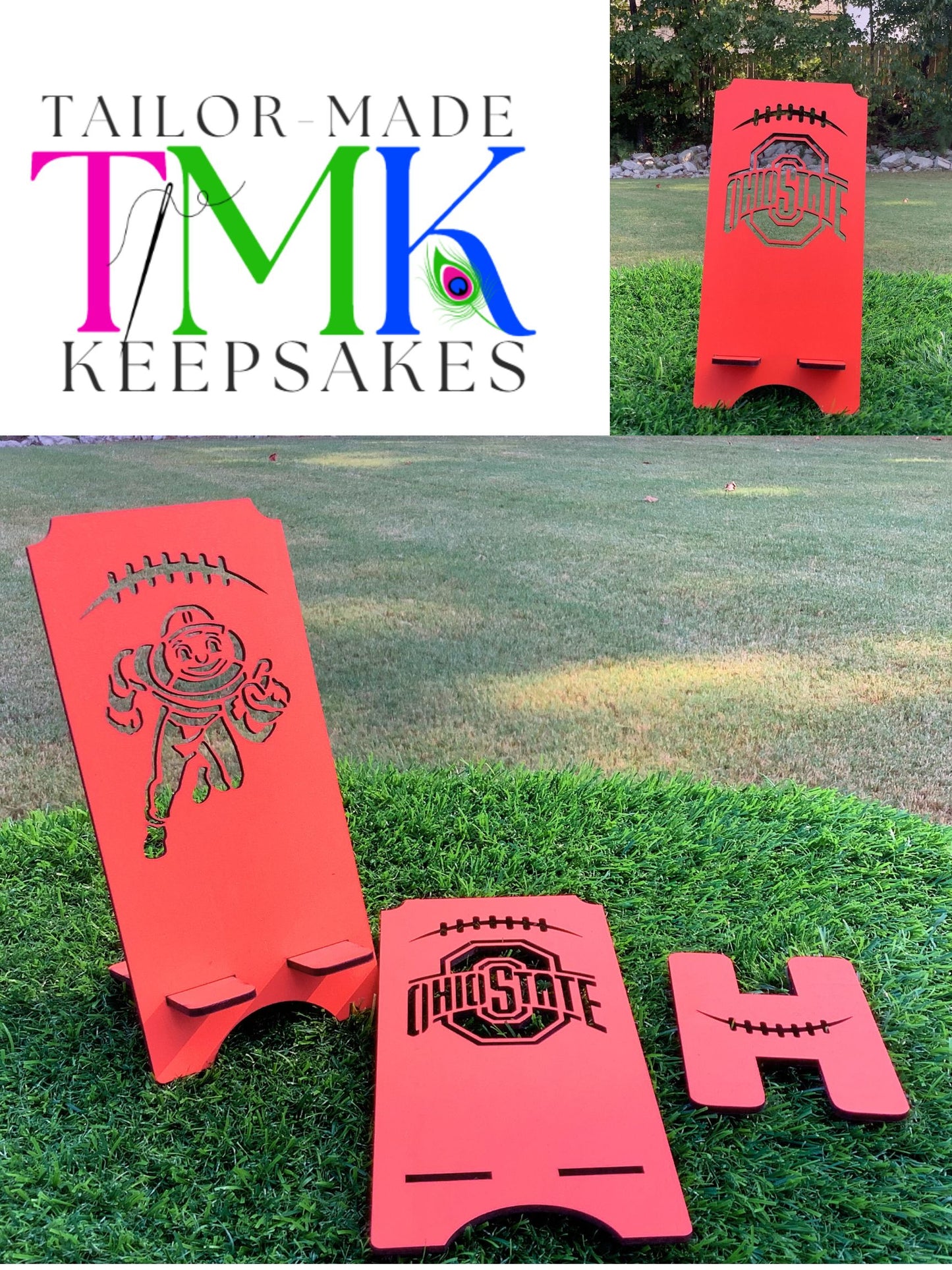 Sports Team Phone Stand – Team Name or Logo| Tailor-Made Keepsakes