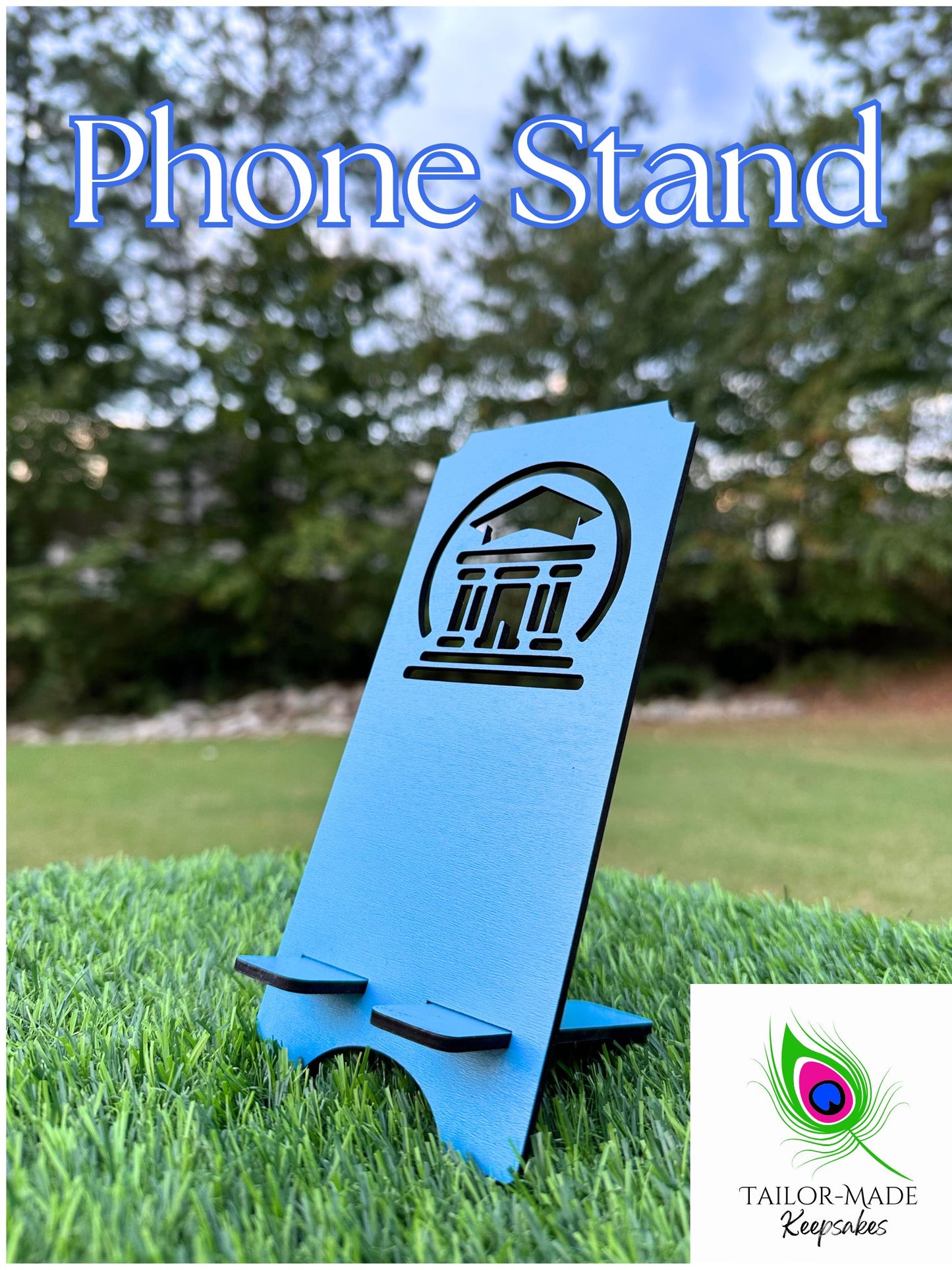 Collegiate Phone Stand | Tailor Made Keepsakes