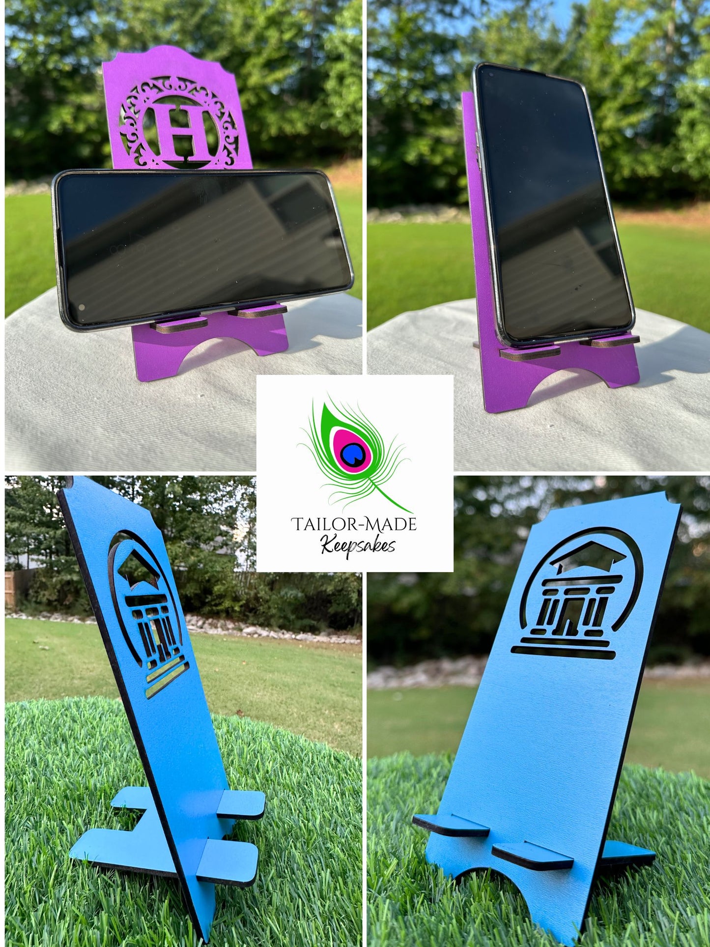 Collegiate Phone Stand | Tailor Made Keepsakes