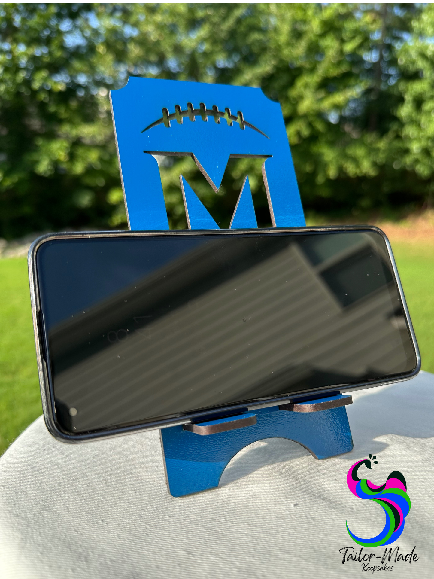 Personalized Sports Phone Holder – Football, Basketball, Baseball & More | Tailor-Made Keepsakes