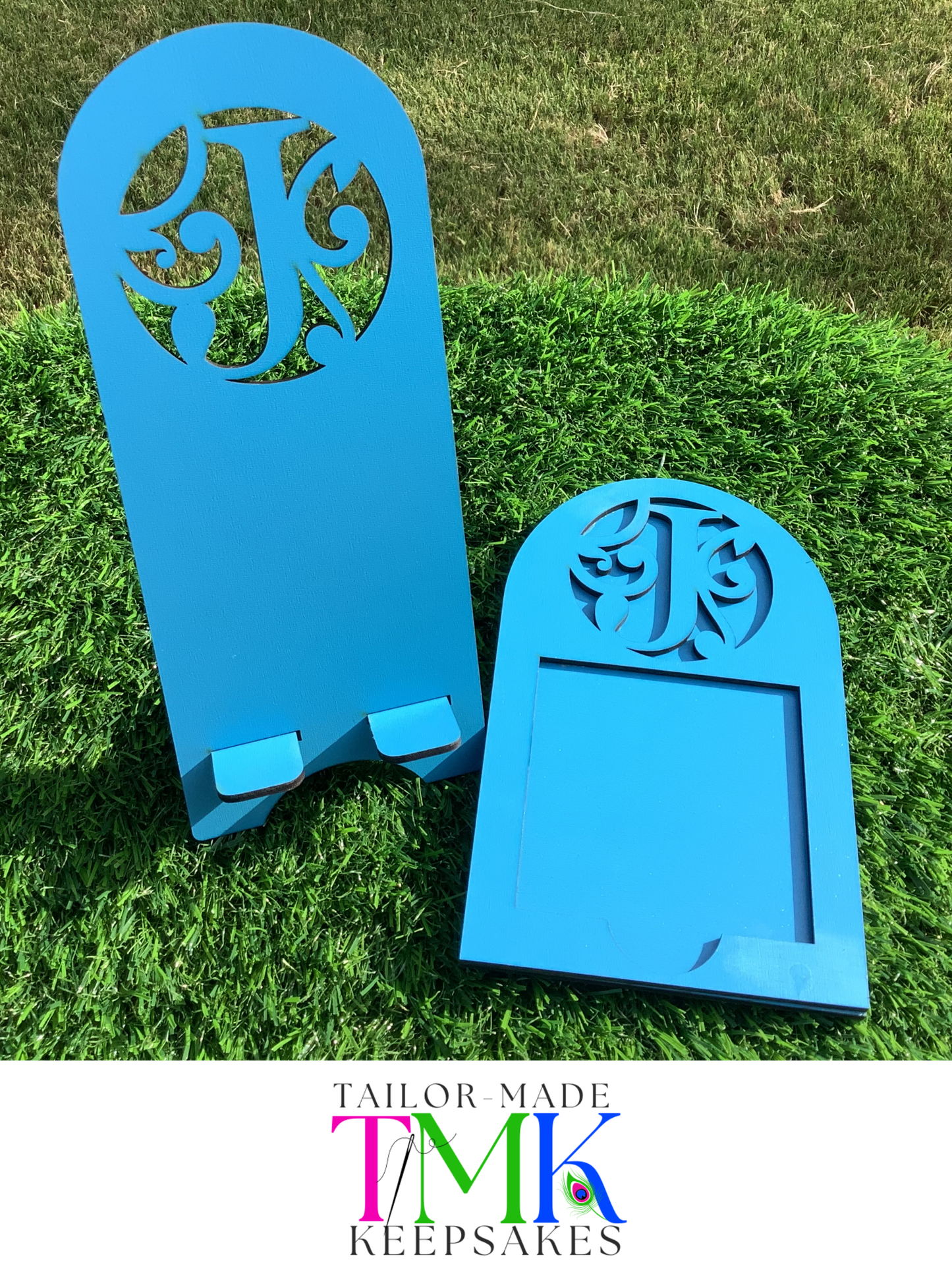 Custom Floral Initial Cell Phone Holder | Tailor-Made Keepsakes