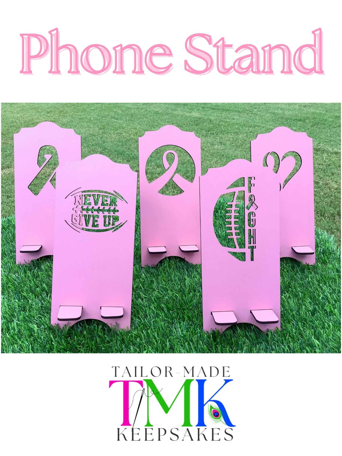 Breast Cancer Awareness Phone Stand| Survivor & Support Gift| Tailor-Made Keepsakes
