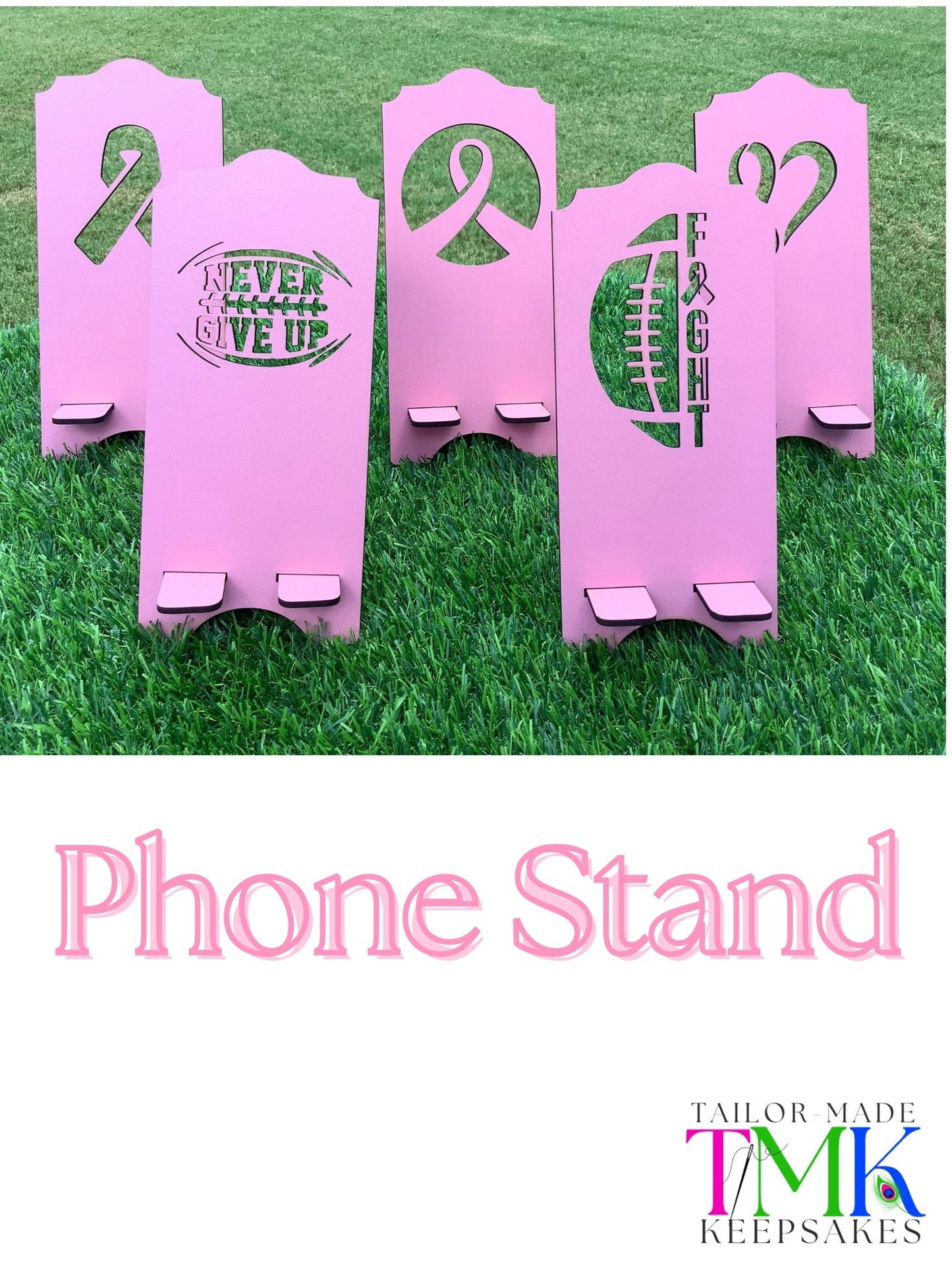 Breast Cancer Awareness Phone Stand| Survivor & Support Gift| Tailor-Made Keepsakes