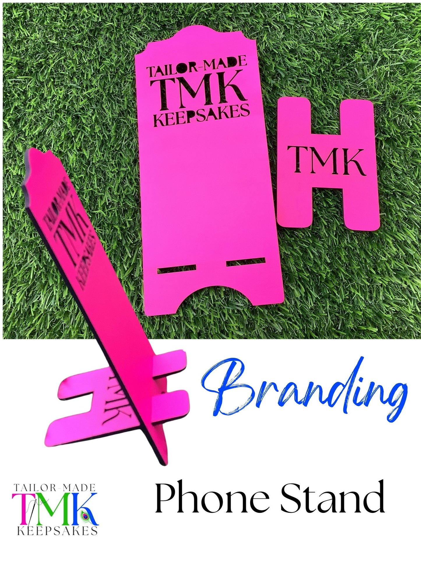 Custom Phone Stand – Business Logo, Branding, or Photo Holder| Tailor-Made Keepsakes