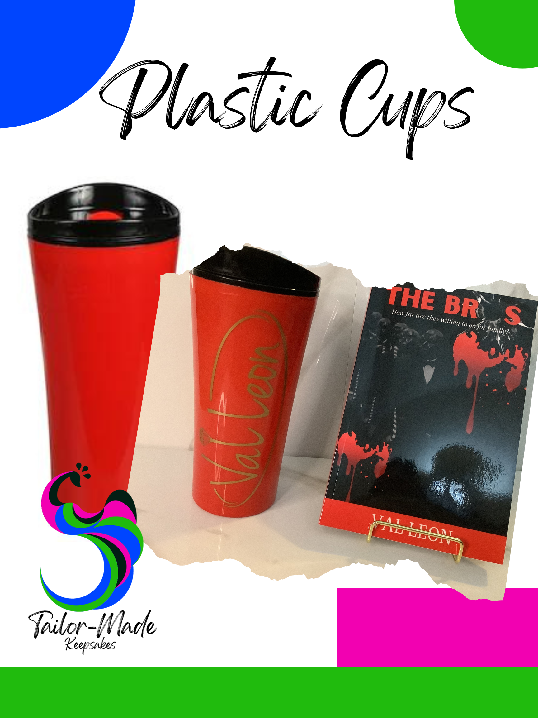 Custom Plastic Cup With Lid| Tailor Made Keepsakes