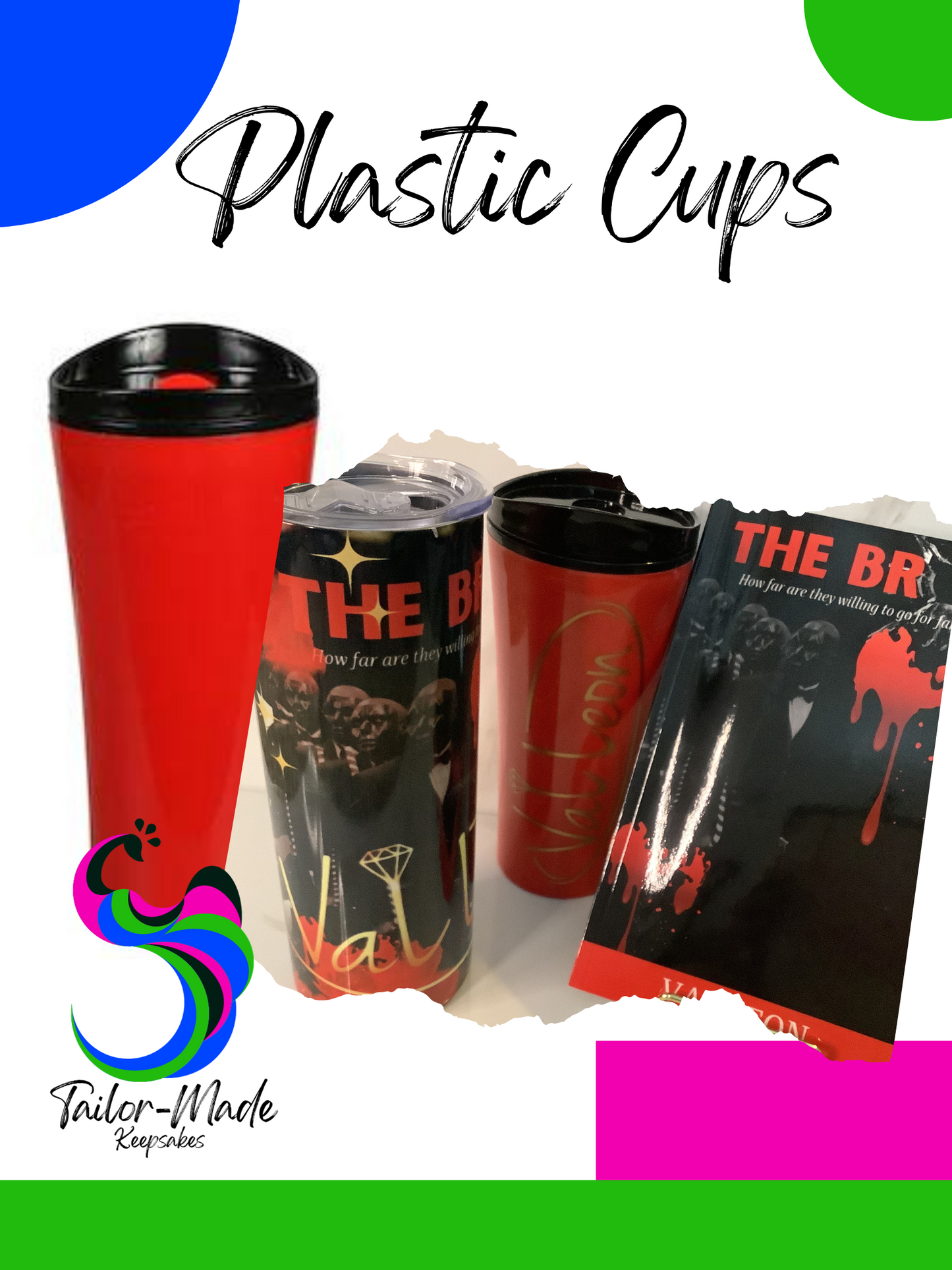 Custom Plastic Cup With Lid| Tailor Made Keepsakes