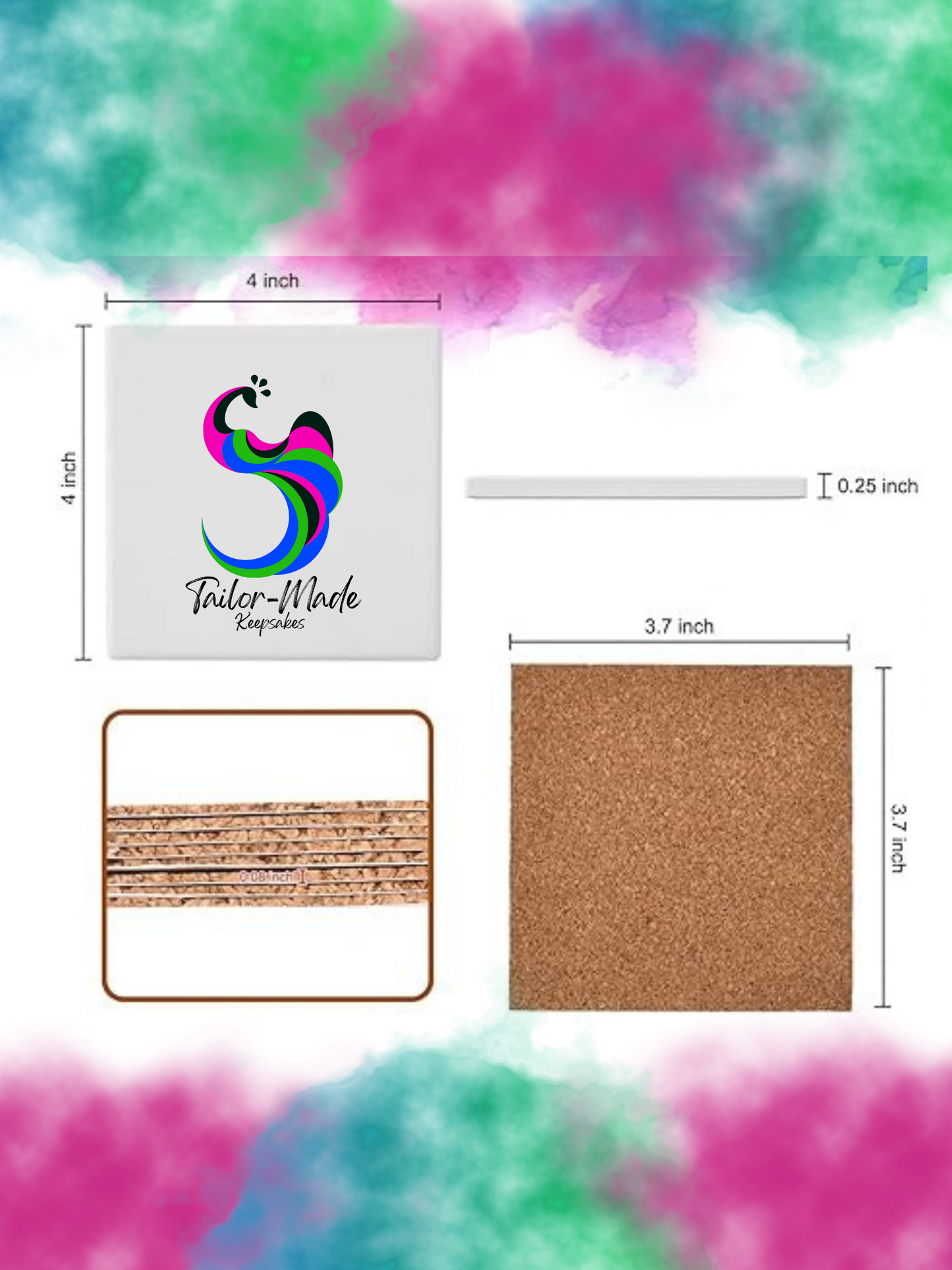 Ceramic Coaster | Tailor-Made Keepsakes