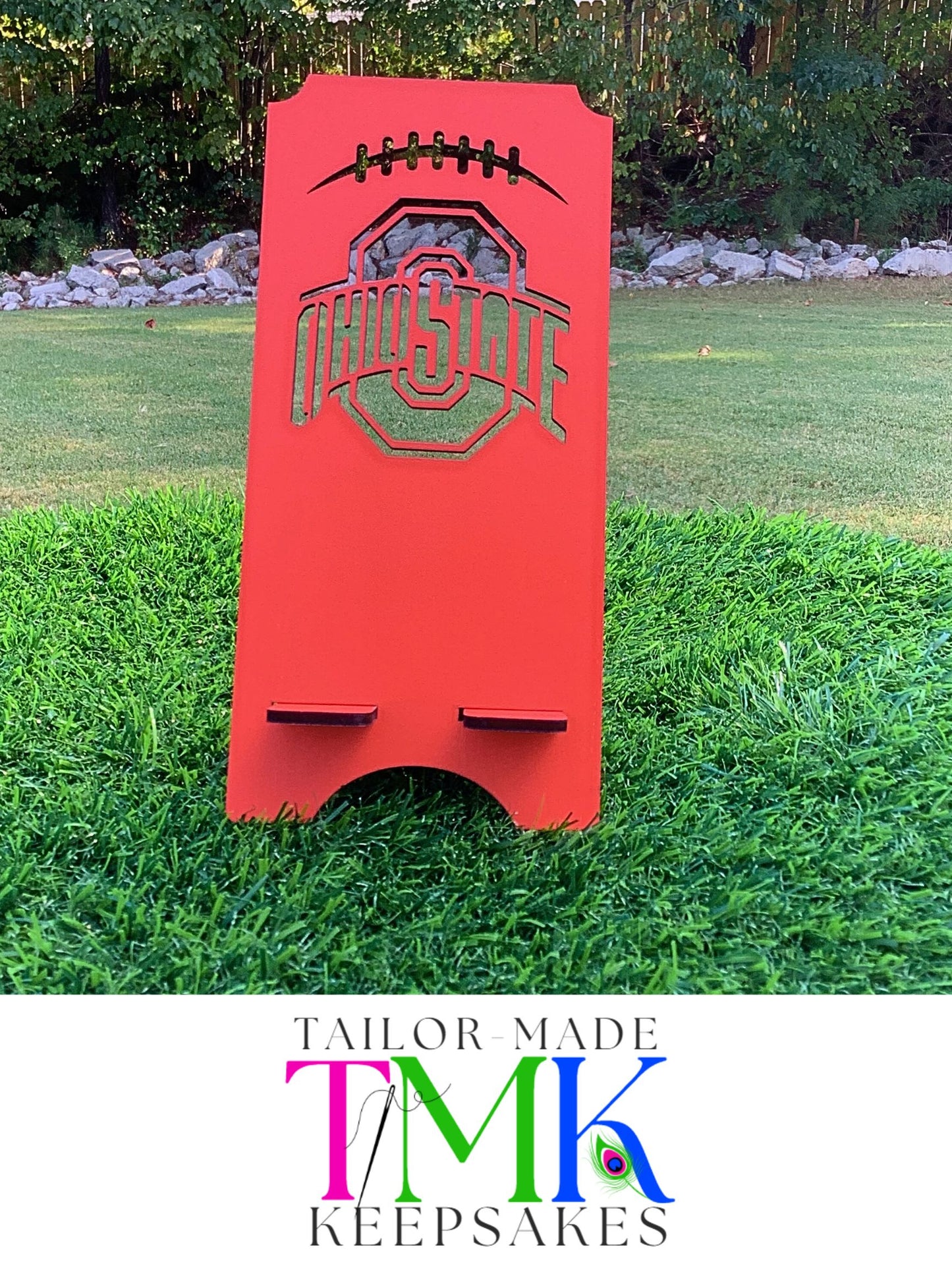Sports Team Phone Stand – Team Name or Logo| Tailor-Made Keepsakes