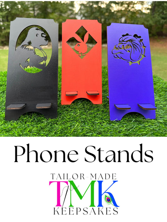 Collegiate Phone Stand –Sorority, or Fraternity Phone Holder | Tailor Made Keepsakes