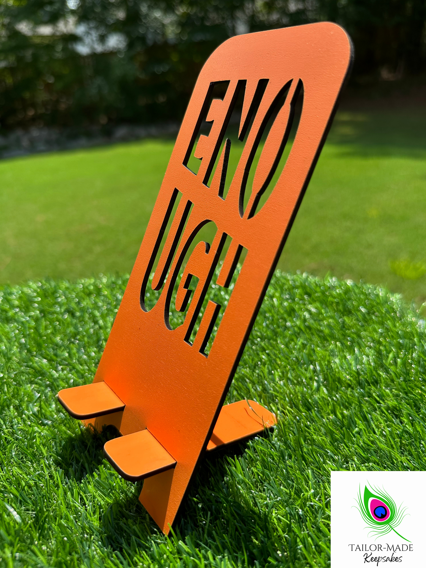 Chic Seat™ Statement Stand — Motivational Edition, Laser-Engraved | Tailormade Keepsakes