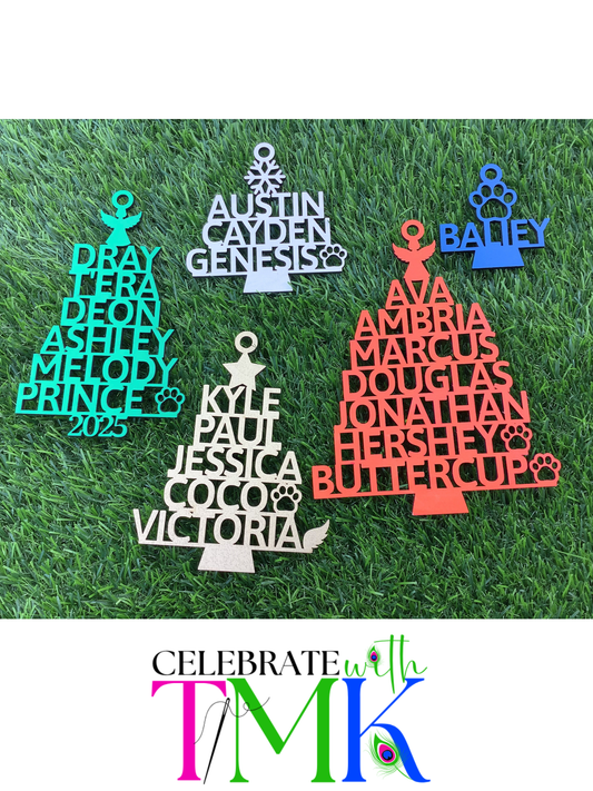 Custom Family Gift Tags