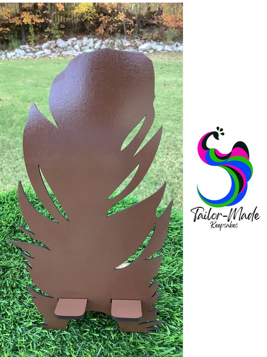 Peacock gift ideas.  Peacock feather shape gift. 