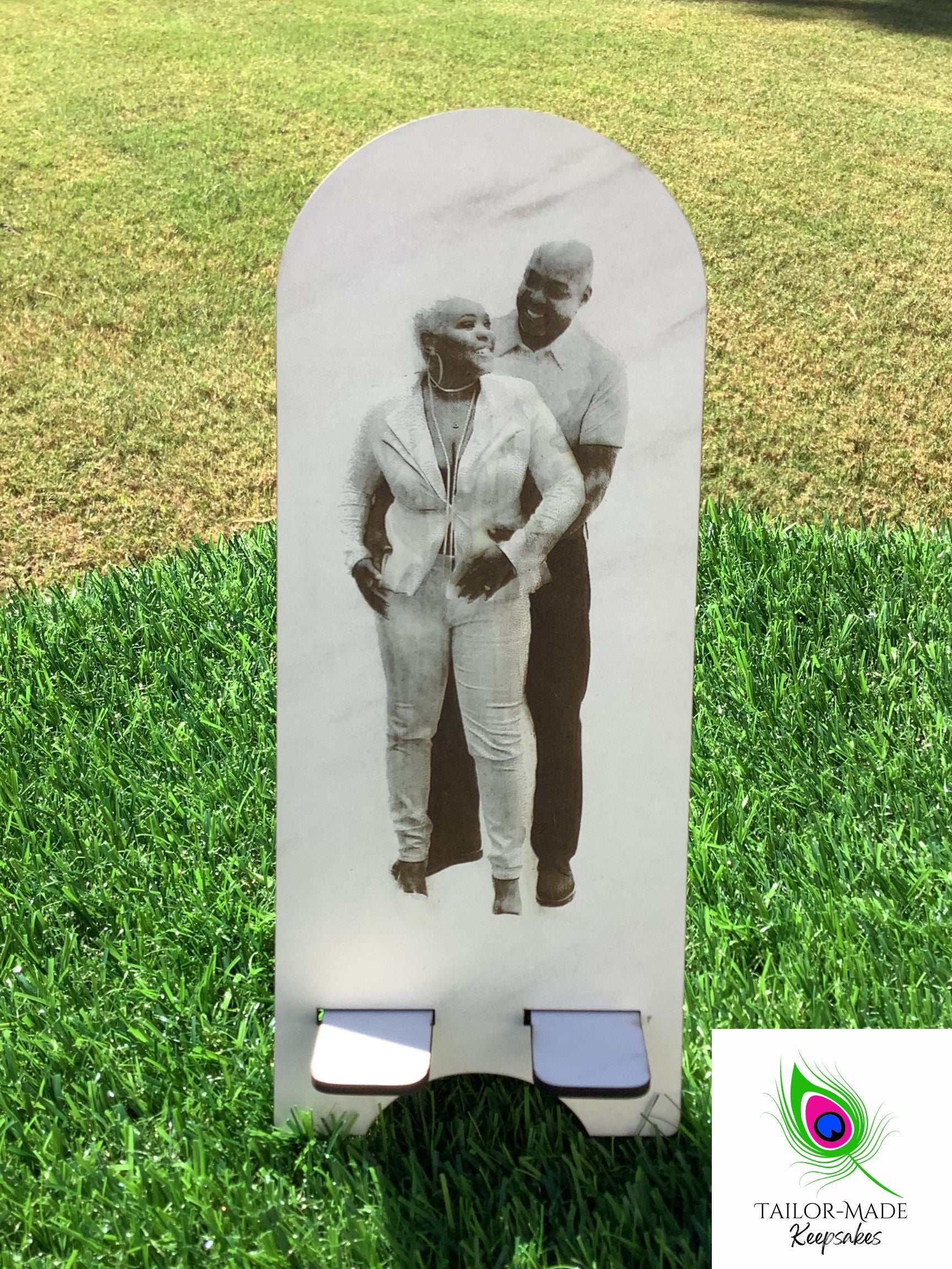 Photo engraved wedding gifts